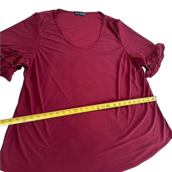 Star Vixen Women’s Ruffle Sleeve Top Size Large XL/2X - Picture 10 of 17